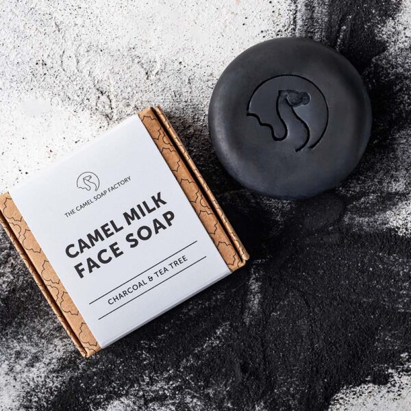 Charcoal & tea tree face soap